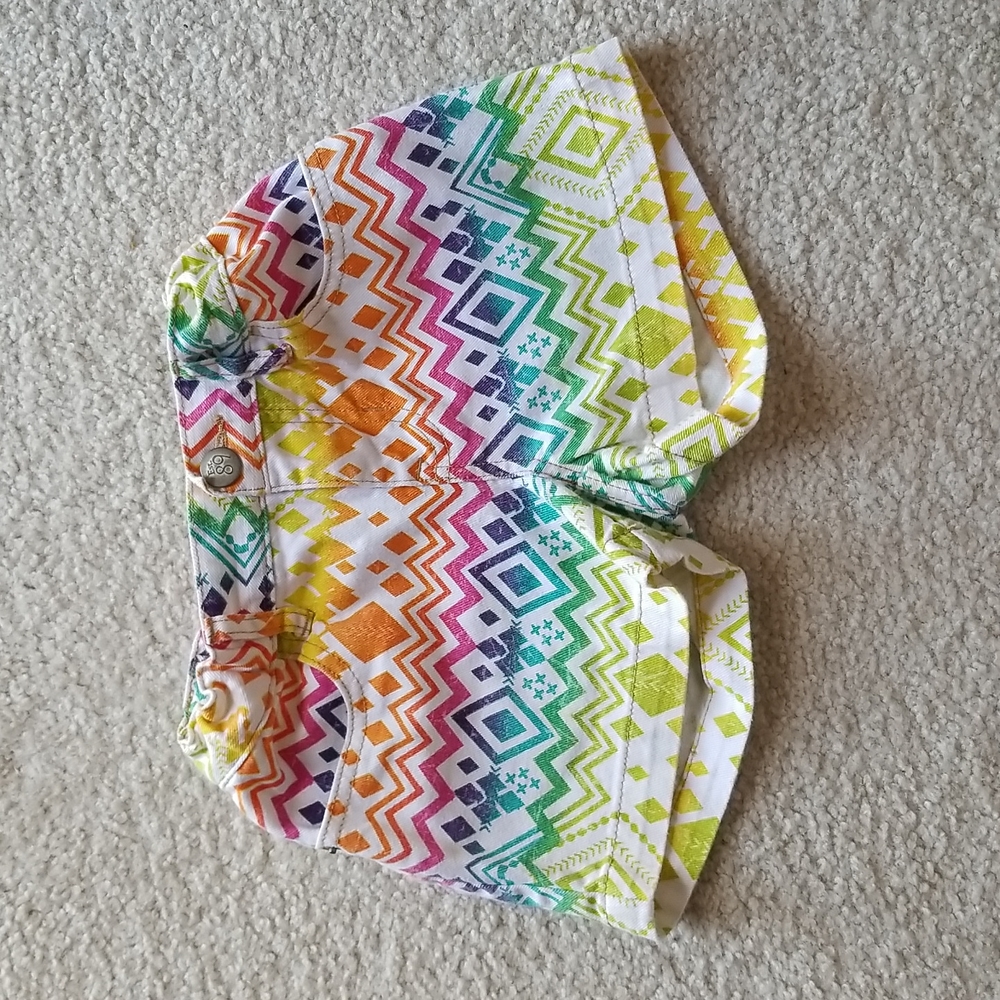 Colorful Jean Shorts (girls size 8)